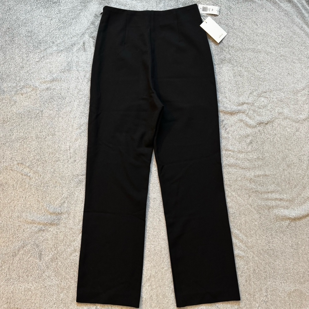 NWT Wilfred Porto Pant - Black High-Waisted Straight Leg Trouser - Size 6 - Picture 13 of 13